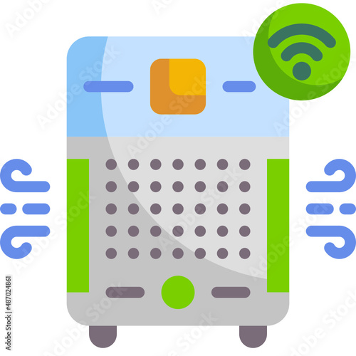 air purifier flat icon