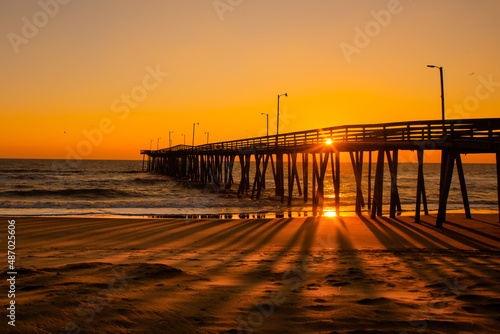 Wallpaper Mural pier at sunrise
 Torontodigital.ca