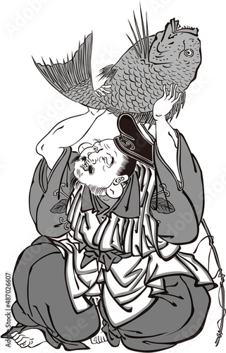 浮世絵　七福神　その18