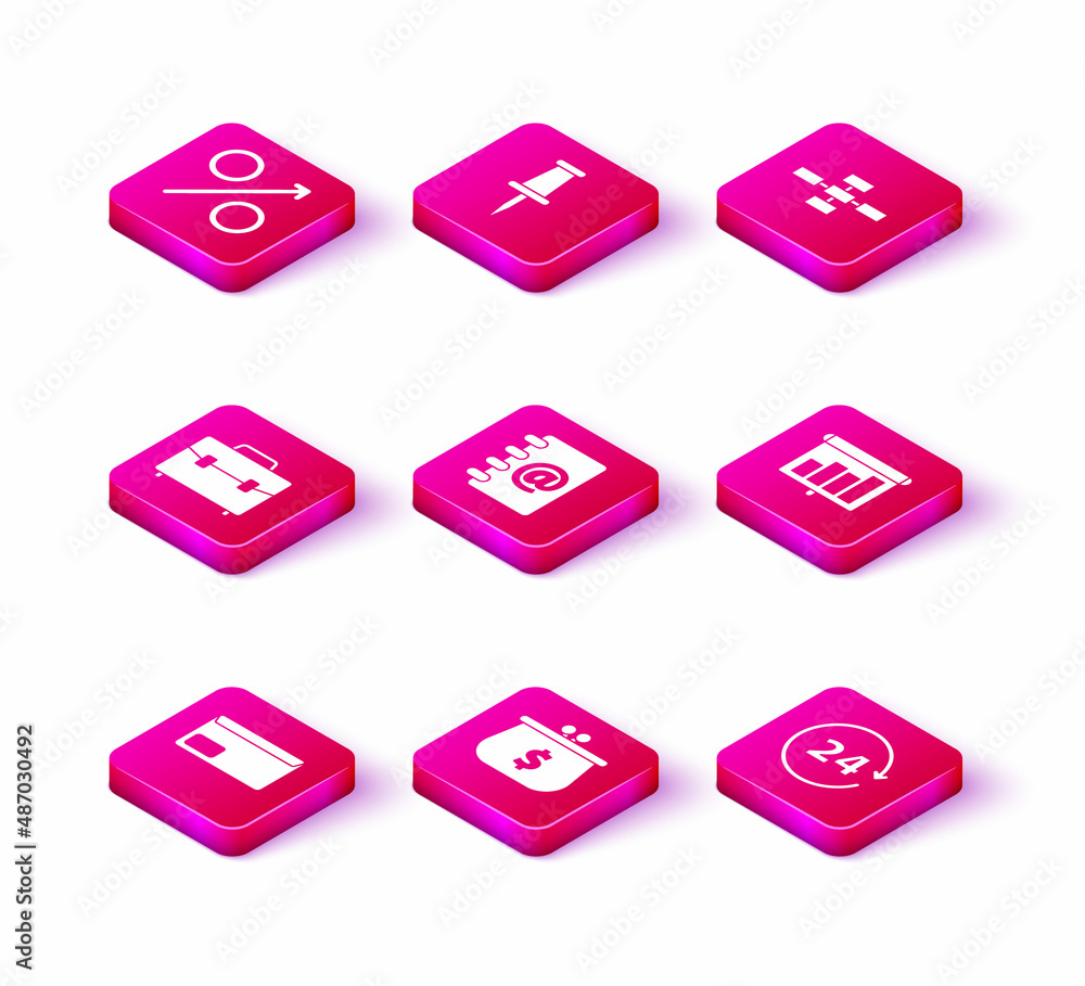 Set Envelope, Address book, Clock 24 hours, Presentation financial board graph, schedule, chart, diagram, infographic, pie graph, Business hierarchy organogram infographics and Push pin icon. Vector Set Envelope, Address book, Clock 24 hours, Presentation financial board graph, schedule, chart, diagram, infographic, pie graph, Business hierarchy organogram infographics and Push pin icon. Vector