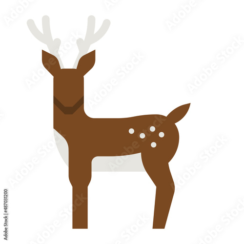 deer flat icon