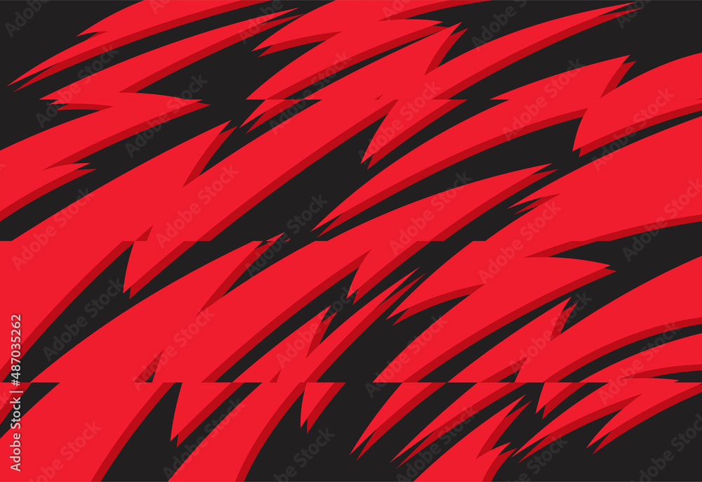 Obraz premium Abstract background with sliced spikes pattern