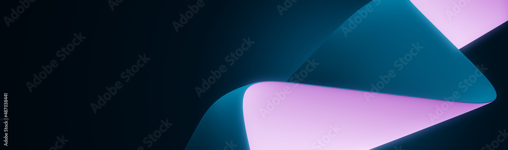 Soft wide blue chiffon wallpaper with mock up place, curves and waves. Design and cloth concept. 3D Rendering. Soft wide blue chiffon wallpaper with mock up place, curves and waves. Design and cloth concept. 3D Rendering.