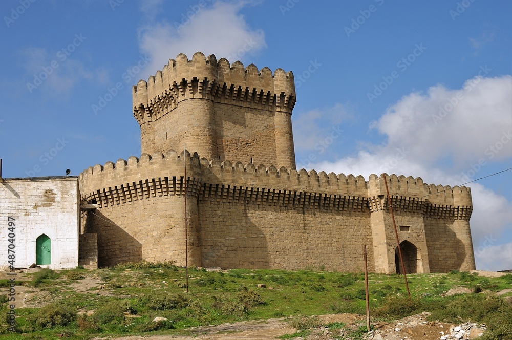 Ramana Castle was built in the 13th century during the Great Selcuk period. The castle is located in the outskirts of Baku. Azerbaijan.