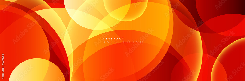 Abstract bright colorful gradient circles background. Modern simple overlap geometric pattern creative design. Minimal style vibrant dynamic shapes texture elements. Vector illustration Abstract bright colorful gradient circles background. Modern simple overlap geometric pattern creative design. Minimal style vibrant dynamic shapes texture elements. Vector illustration