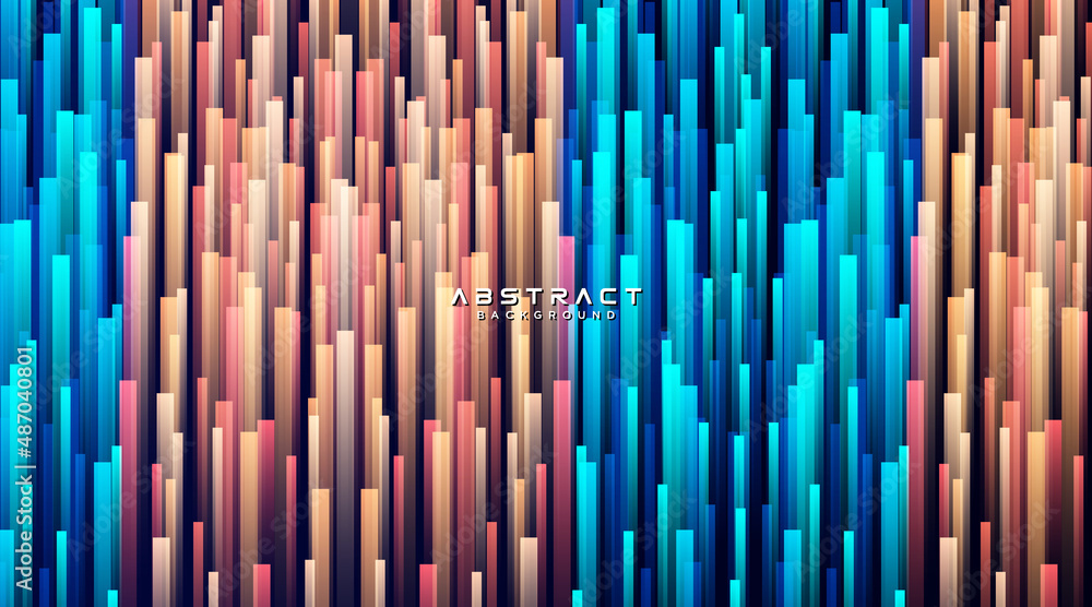 Abstract modern bright gradient geometric lines stripes background. Overlap dynamic lines pattern design. Futuristic technology concept. Modern simple texture elements Abstract modern bright gradient geometric lines stripes background. Overlap dynamic lines pattern design. Futuristic technology concept. Modern simple texture elements