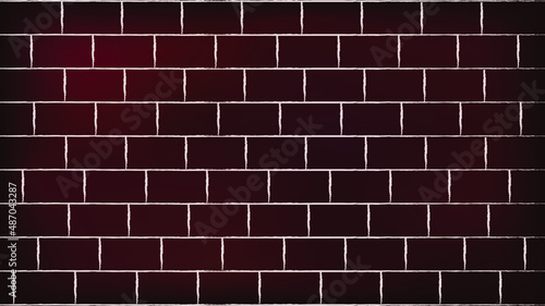 vector illustration background retro brick wall