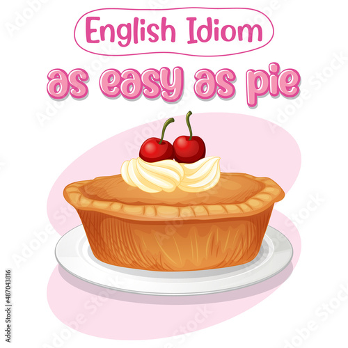 English idiom with as easy as pie