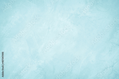 Blue abstract texture for background in summer wallpaper. Cement and sand vintage. Concrete wall cyan texture decoration.