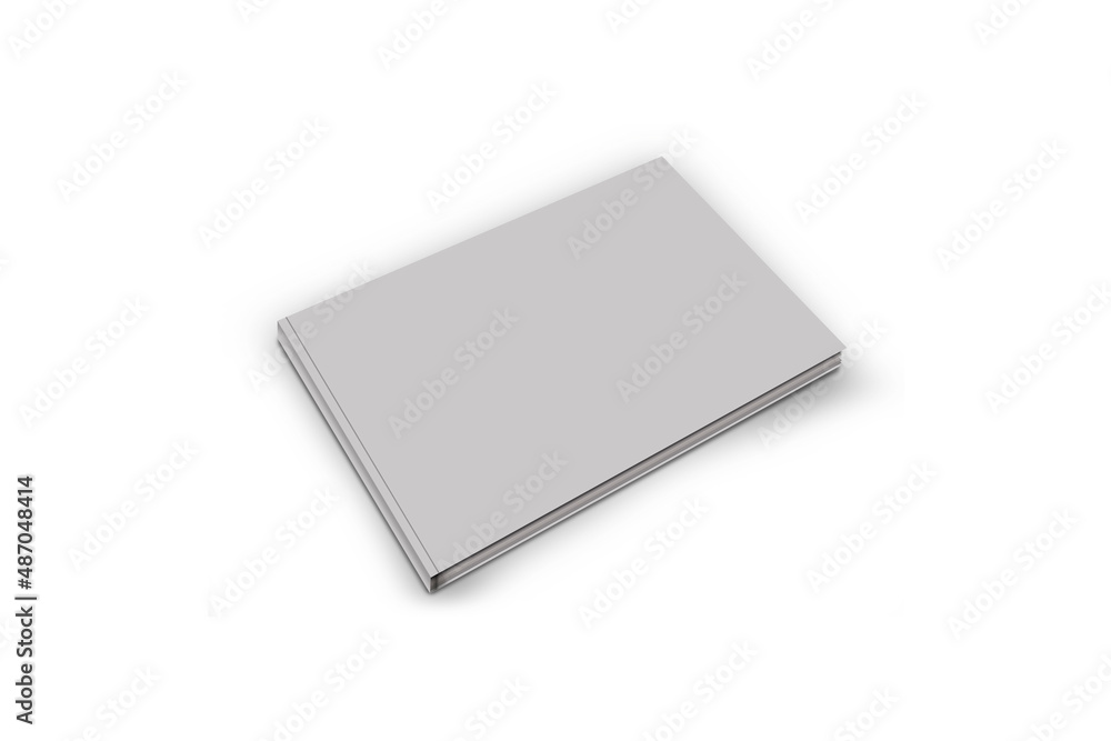 Blank Landscape Magazine Mockup for your company branding presentation. brand book brochure or photo album mock up template isolated on white background. 3d rendering. Blank Landscape Magazine Mockup for your company branding presentation. brand book brochure or photo album mock up template isolated on white background. 3d rendering.