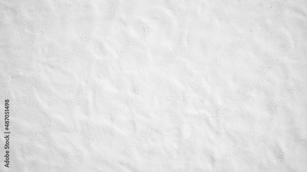 Obraz premium White rough filler plaster facade texture background