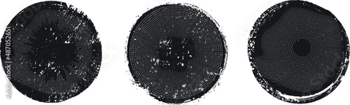 Big data futuristic design . Digital visualization . Particles stream . Gritty textured shape .Binary background . Technology information concept. Flow lines . Vector