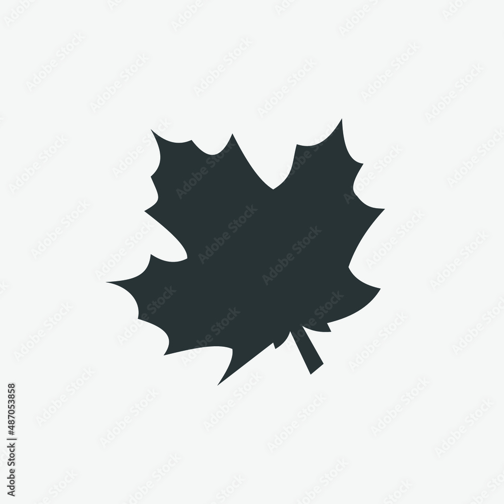 Leaf icon vector isolated. Tree, plant, green symbol Leaf icon vector isolated. Tree, plant, green symbol