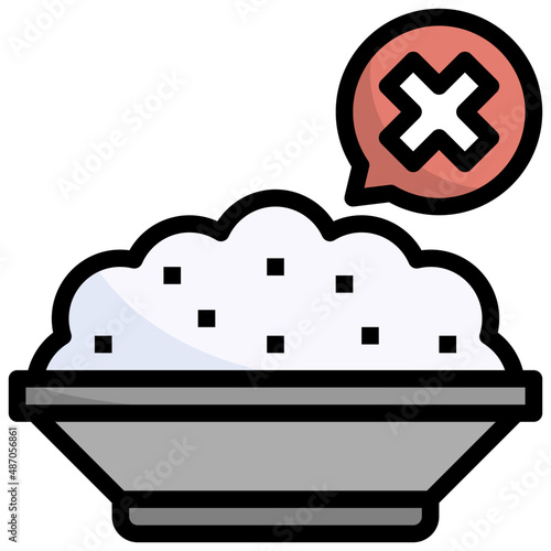 EATING DISORDER filled outline icon,linear,outline,graphic,illustration