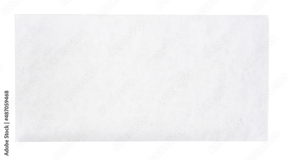 White envelope C4 isolated background. top view White envelope C4 isolated background. top view