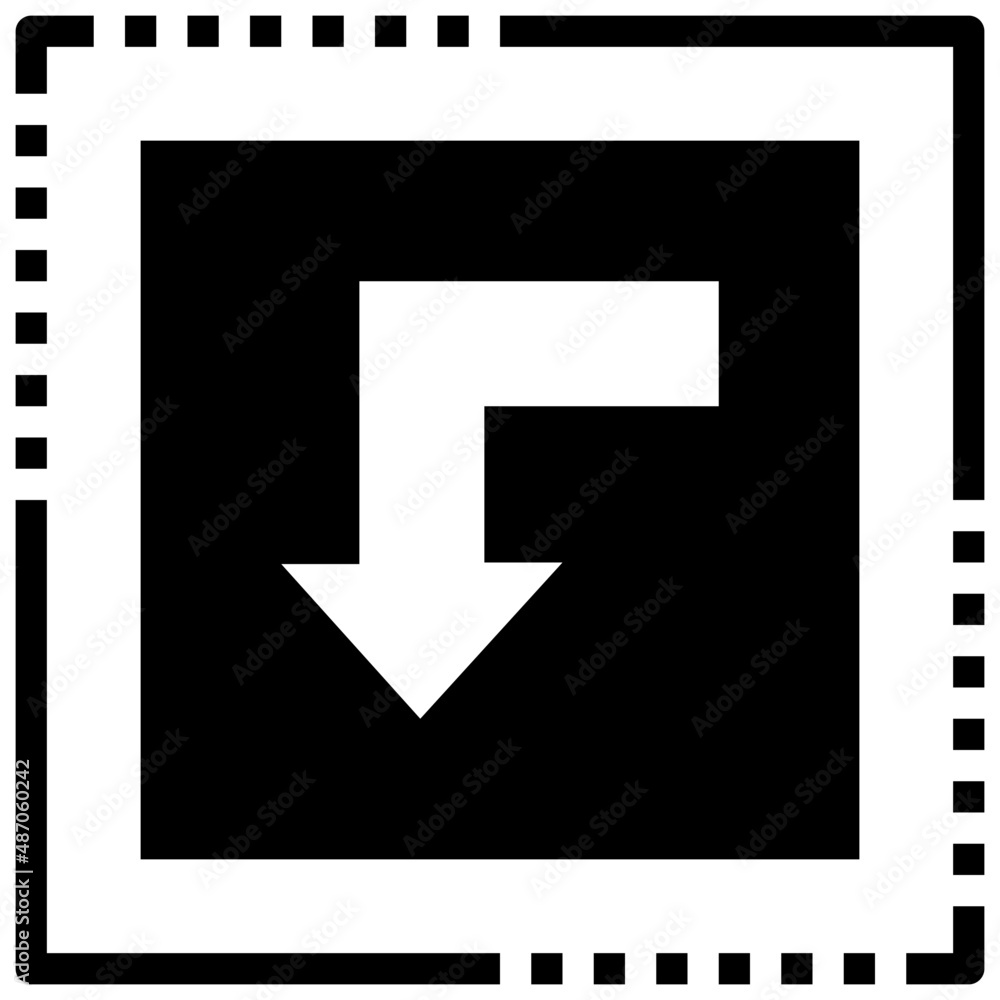 TURN LEFT glyph icon,linear,outline,graphic,illustration TURN LEFT glyph icon,linear,outline,graphic,illustration