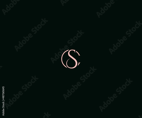 CS, SC, OS, SO, S Letter logo design Template vector symbol. Icon Letter CS, SC, OS, SO, S vector illustration