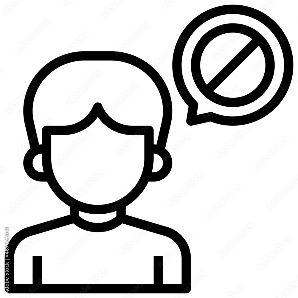 BLOCK line icon,linear,outline,graphic,illustration BLOCK line icon,linear,outline,graphic,illustration