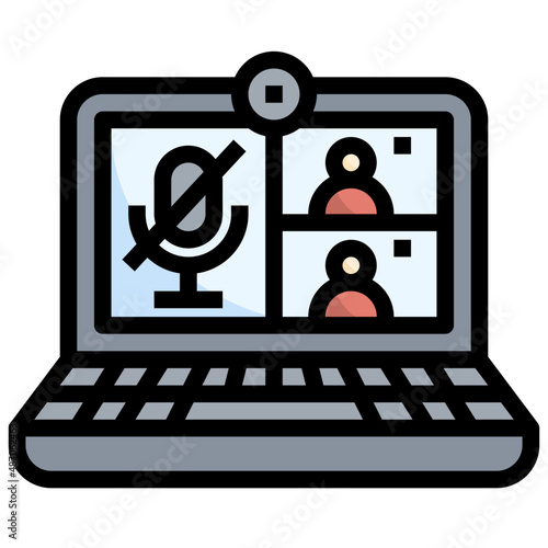 MUTE filled outline icon,linear,outline,graphic,illustration