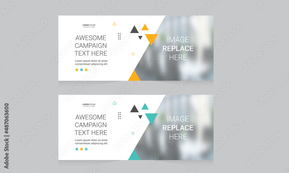 Corporate Banner Layout Template Design
