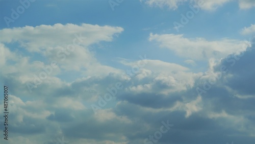 blue sky with clouds