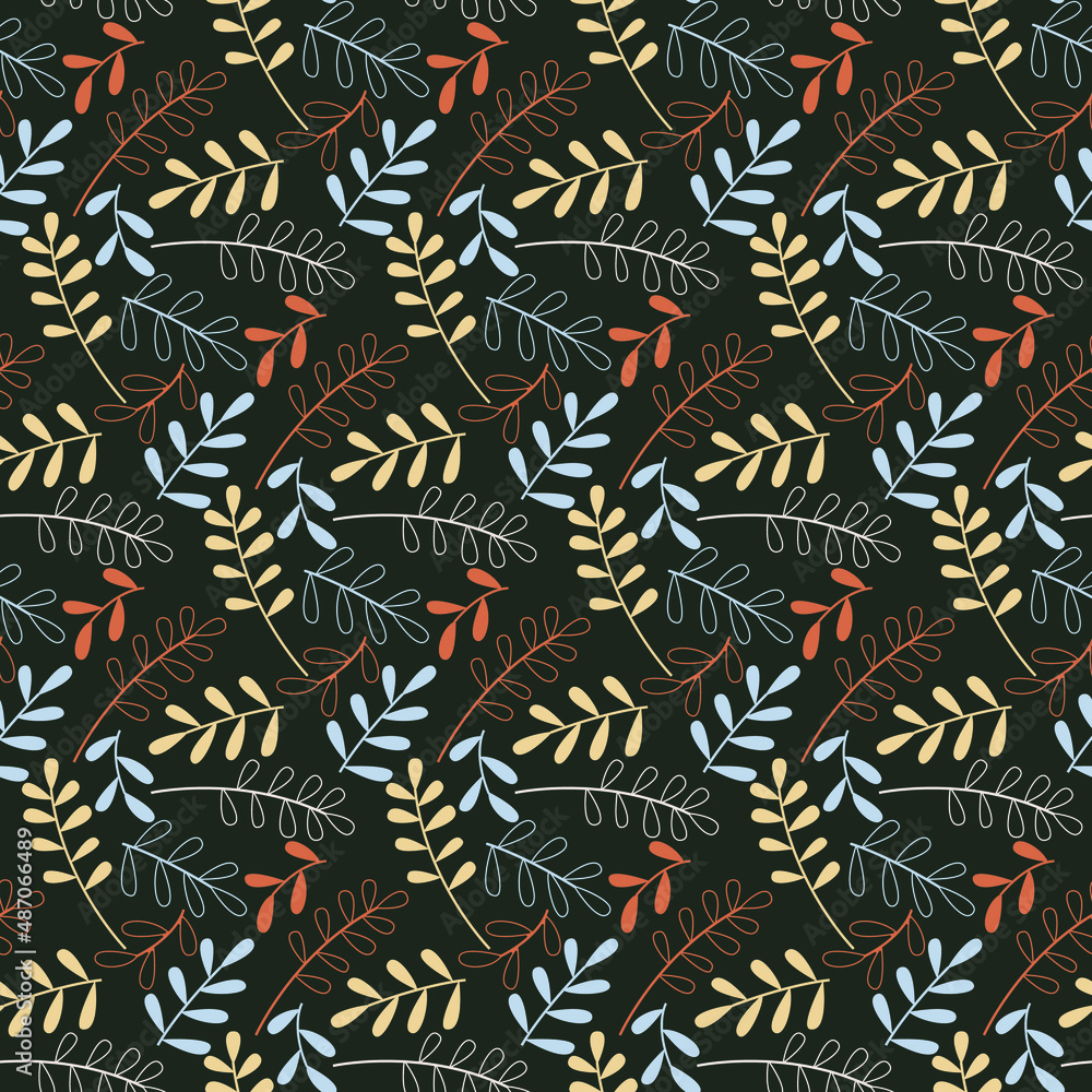 seamless pattern with leaves seamless pattern with leaves