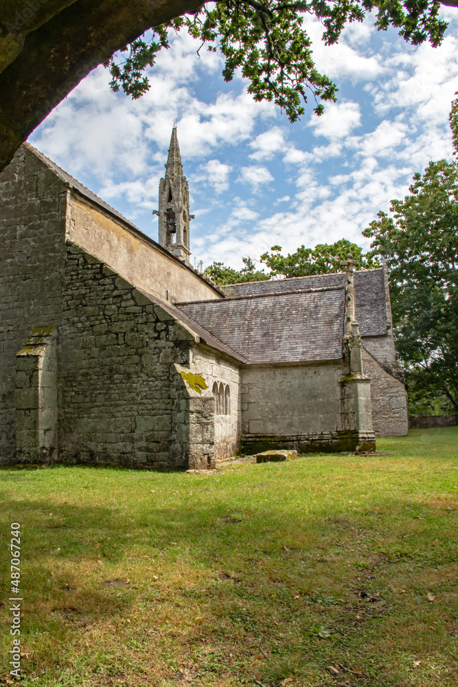 Bénodet. Chapelle Sainte-Brigitte de Perguet. Finistère. Bretagne