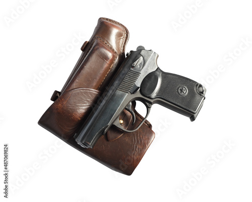 Handgun And Holster