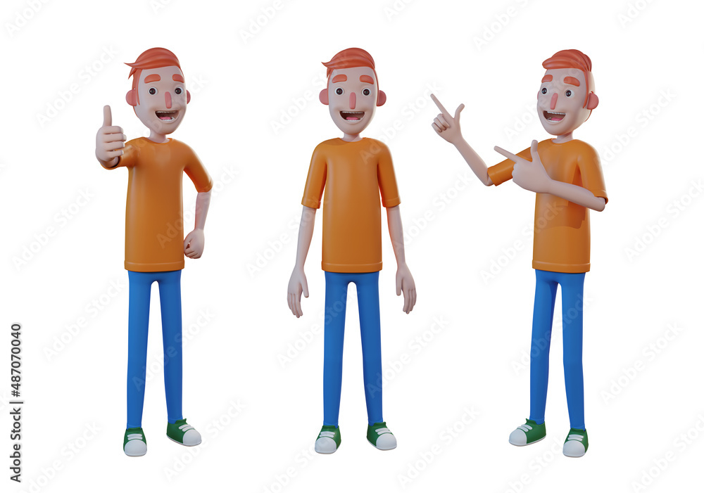 3d character emoji with thumb up collection set isolated transparent background 3d character emoji with thumb up collection set isolated transparent background