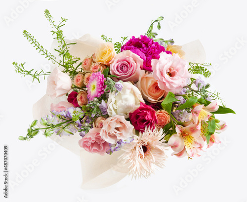 Beautiful and lovely bouquet gift box.