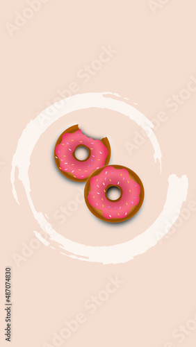 highlights of instagram stories donut with strawberry