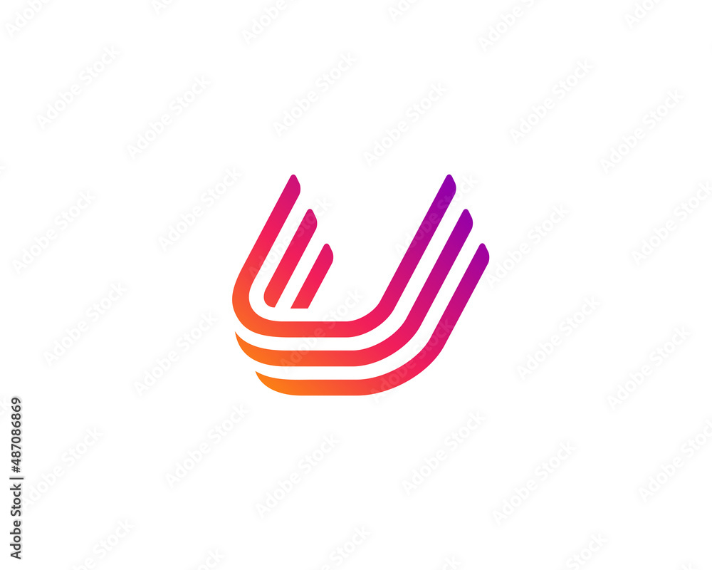 Letter U logo icon design template elements Letter U logo icon design template elements