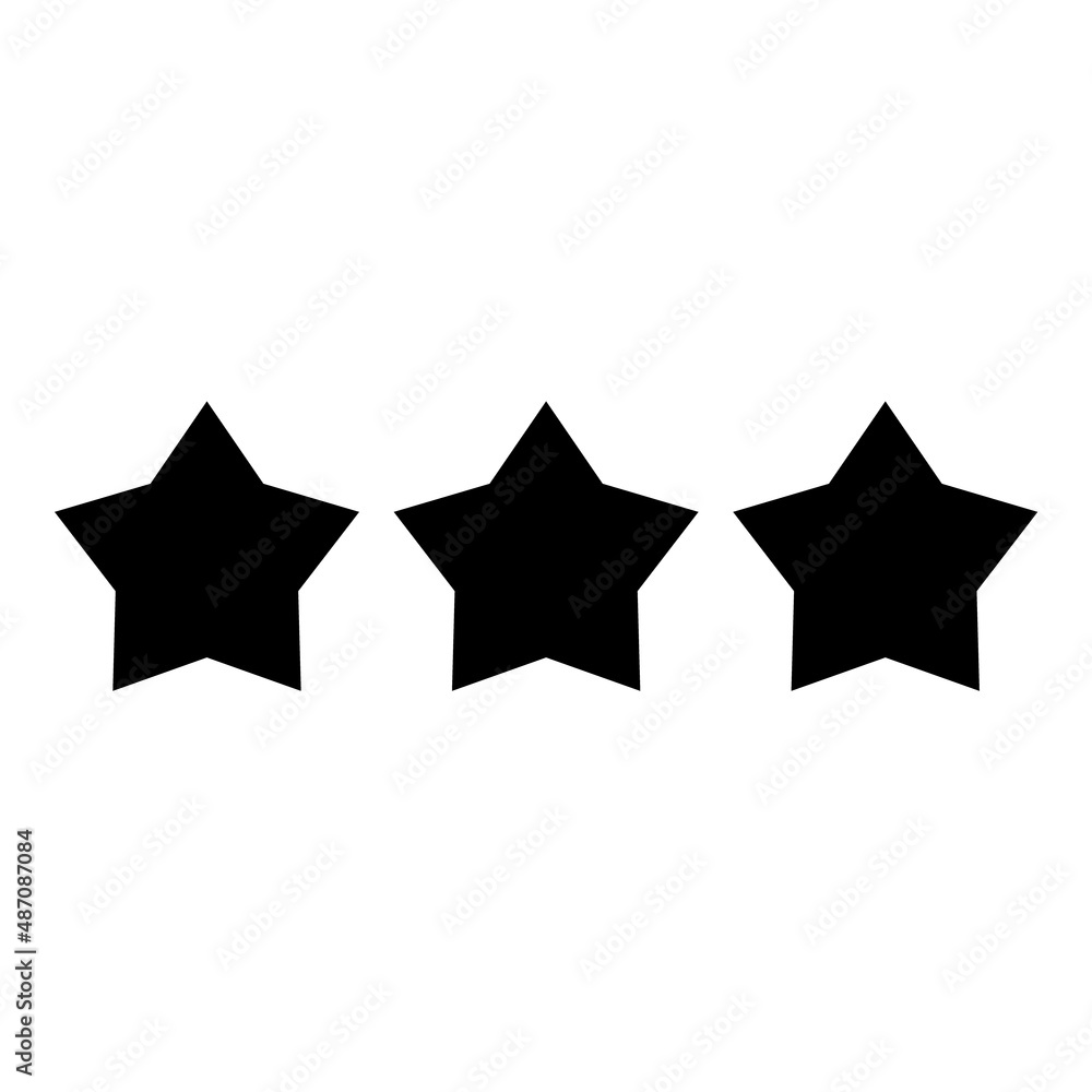 Star Rating Flat Icon Isolated On White Background Star Rating Flat Icon Isolated On White Background