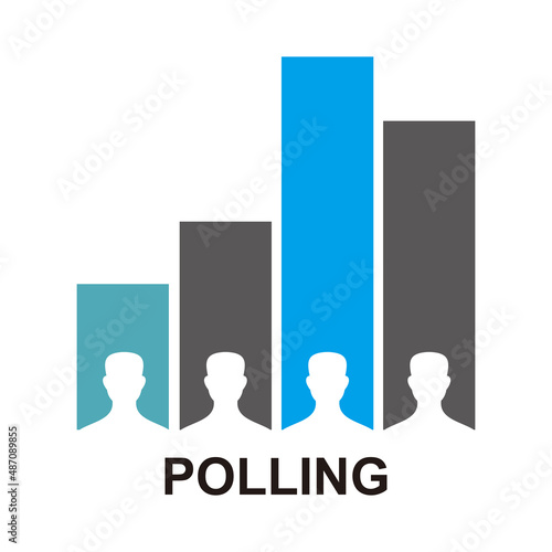 polling icon vector illustration sign