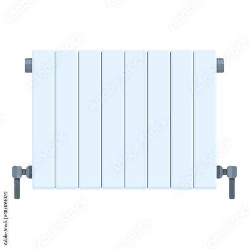 Heater convector icon cartoon vector. Electric room. Heating home