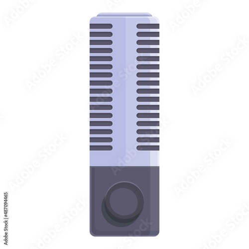 Vertical convector icon cartoon vector. Electric room. Heating wall