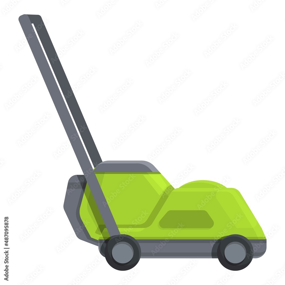 Machine grass equipment icon cartoon vector. Trimmer lawn. Steel cutter Machine grass equipment icon cartoon vector. Trimmer lawn. Steel cutter