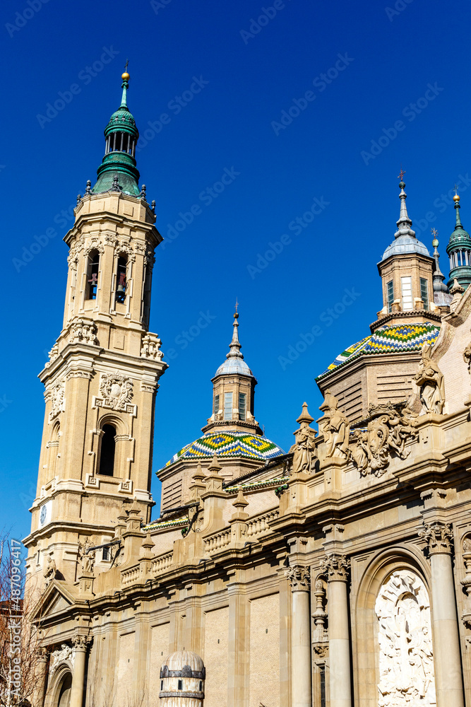 Cathedral-Basilica of Our Lady of the Pillar is a Roman Catholic church in the city of Zaragoza, Aragon, Spain, Europe