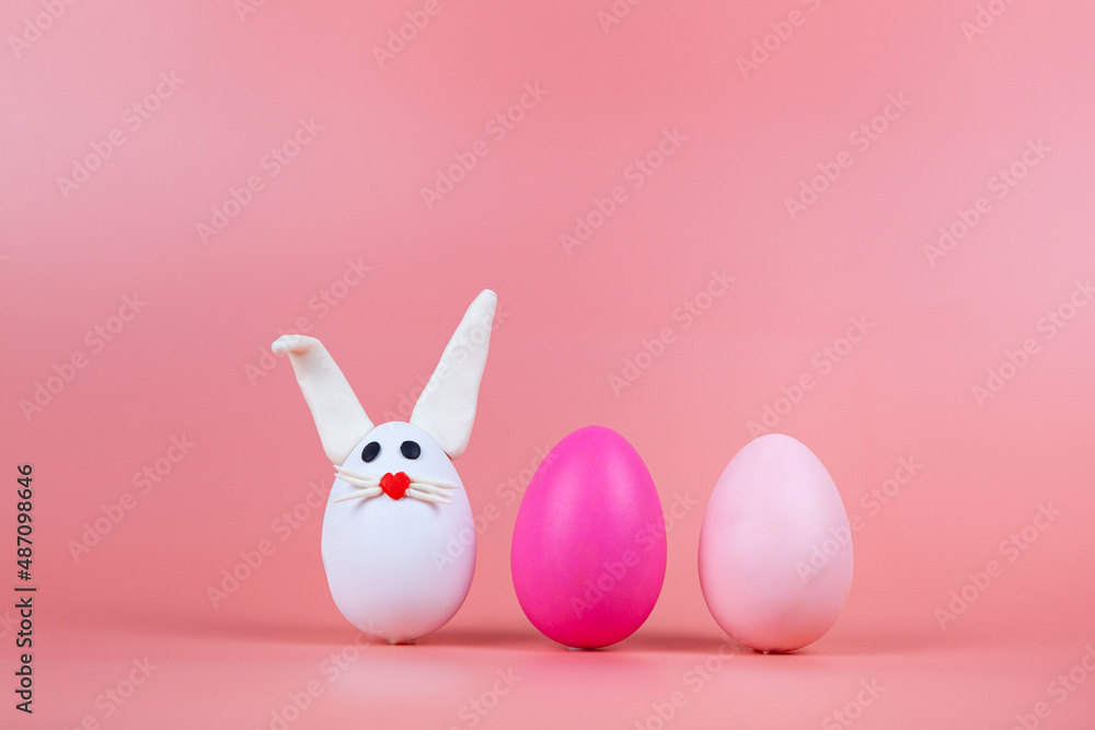 Easter eggs in the form of a rabbit Easter eggs in the form of a rabbit