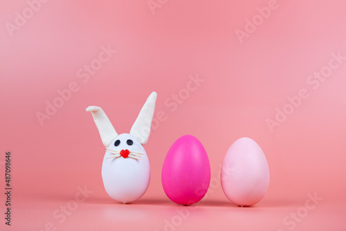 Easter eggs in the form of a rabbit
