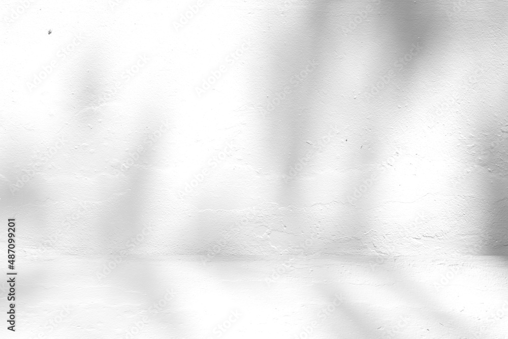 Obraz premium Concrete Room wall Texture Background with Light Shadow