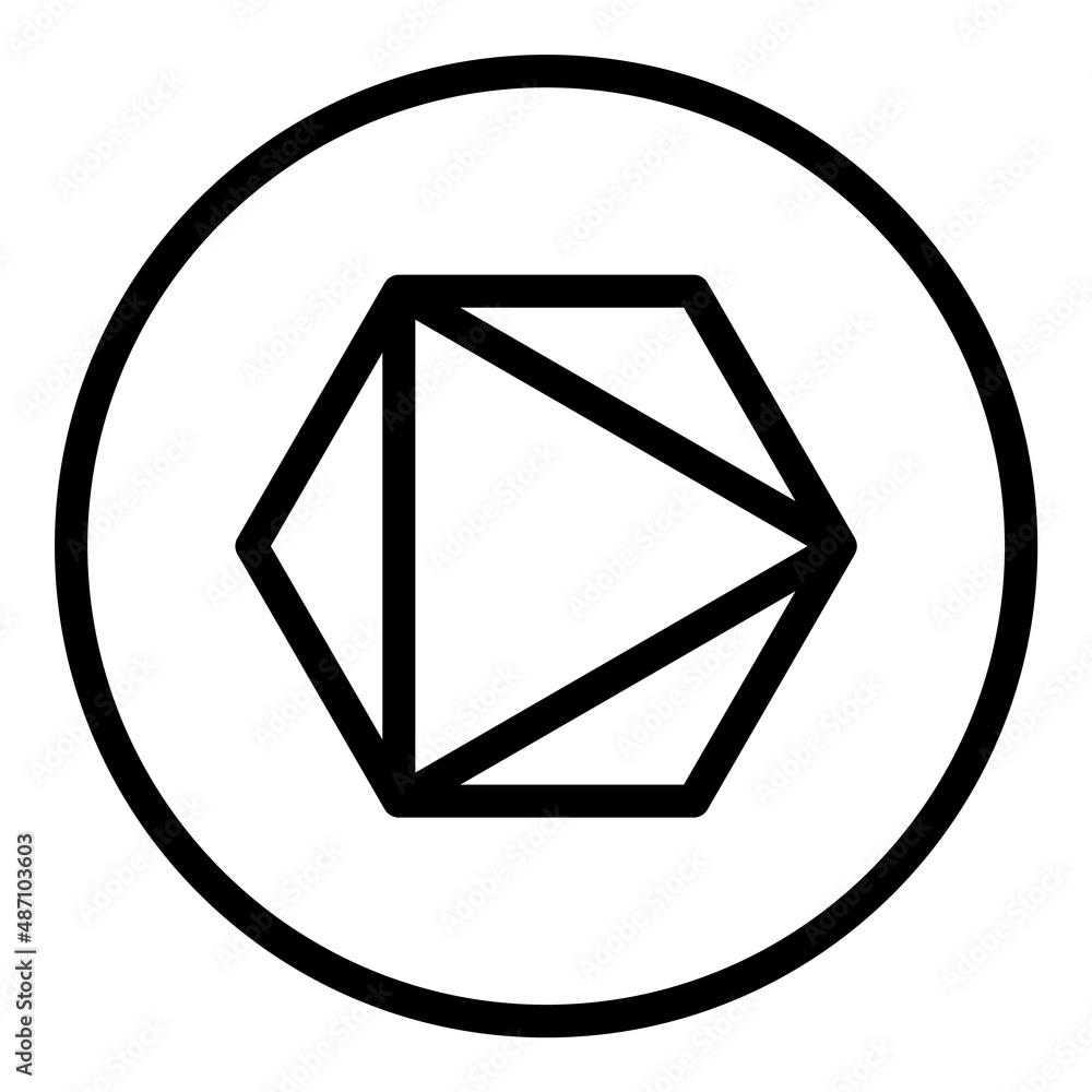 Diamond Gemstone Jewelry Flat Icon Isolated On White Background Diamond Gemstone Jewelry Flat Icon Isolated On White Background
