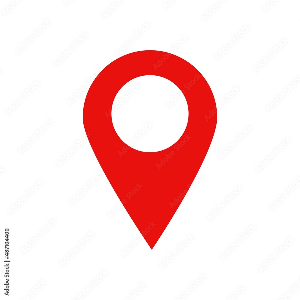 Location icon vector. Pin sign Isolated on white background. Navigation map, gps, direction, place, compass, contact, search concept. Flat style for graphic design, logo, Web, UI, mobile upp. Location icon vector. Pin sign Isolated on white background. Navigation map, gps, direction, place, compass, contact, search concept. Flat style for graphic design, logo, Web, UI, mobile upp.