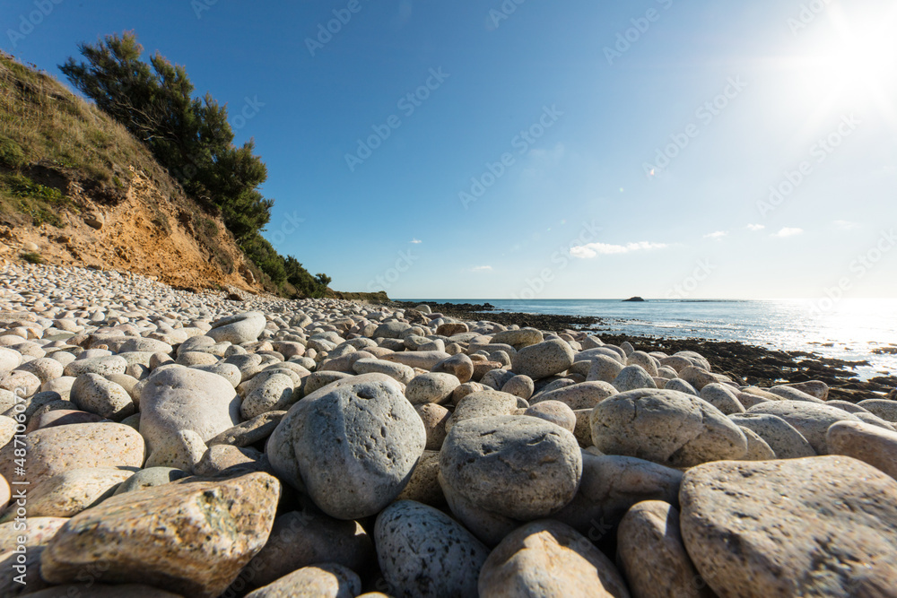 Plage Cotentin, galets Plage Cotentin, galets