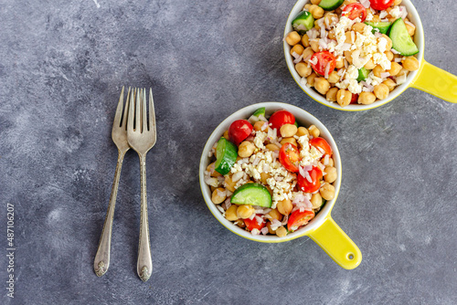 Healthy Chickpea Salad, Healthy Vegan and Vegetarian Food