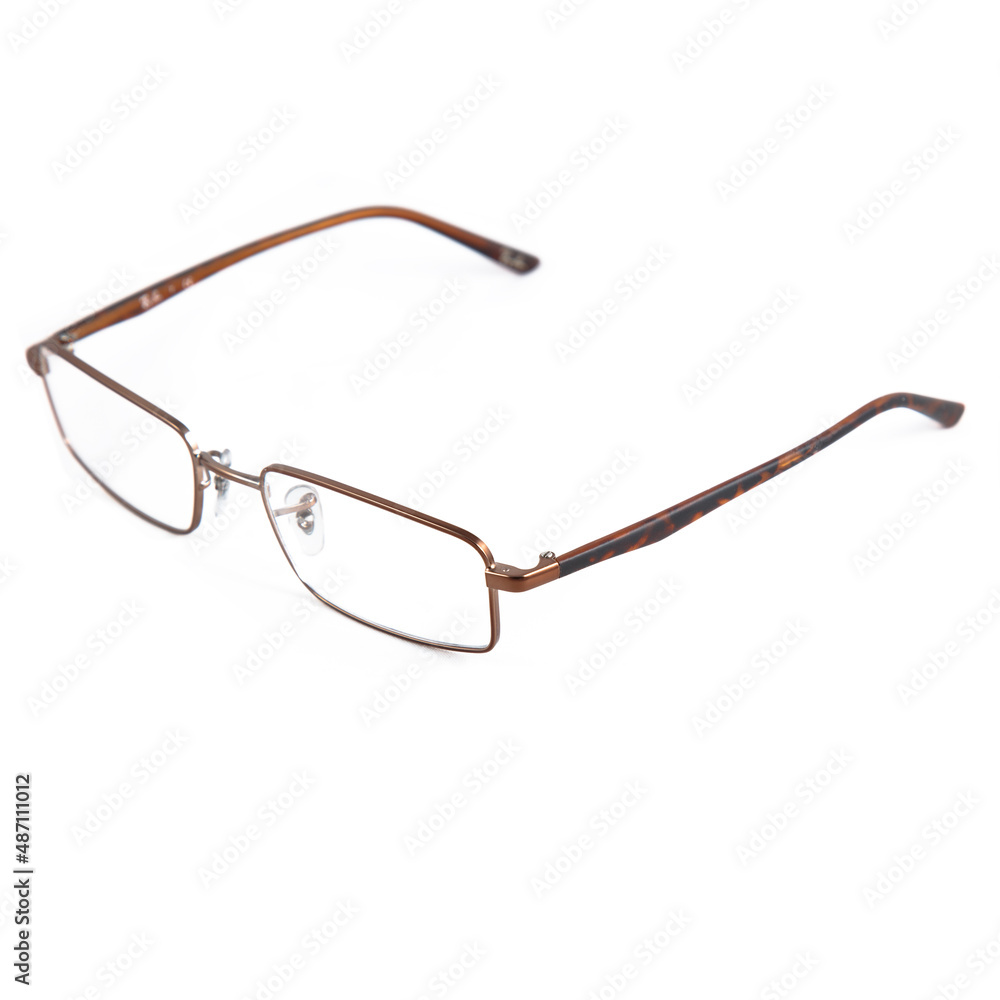 eyeglass frames on a white background. Stylish framed glasses on a white background eyeglass frames on a white background. Stylish framed glasses on a white background