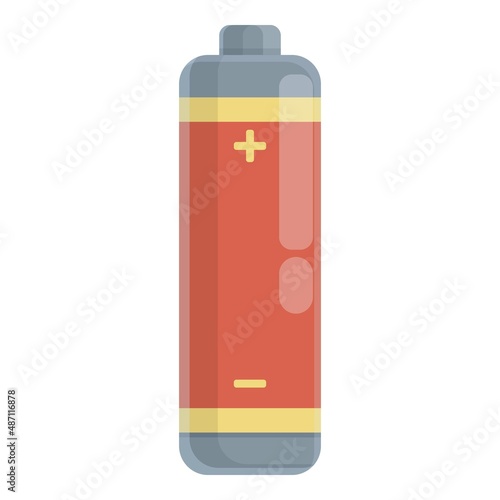 Vaper battery icon cartoon vector. Vape bottle. Liquid smoke