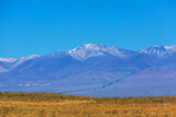 Chui steppe and mountains. Kosh-Agachsky district of the Altai Mountains
