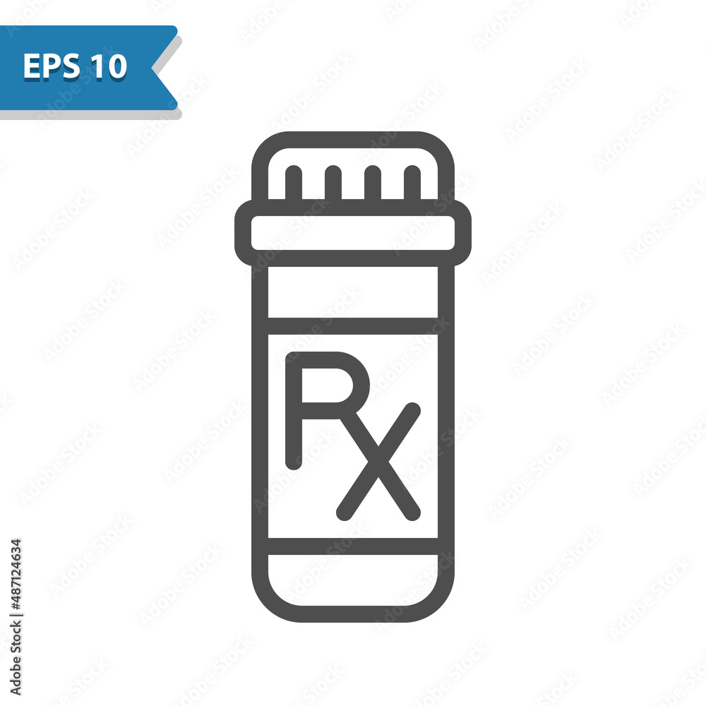 Pill Bottle Icon. Pills, Medication, Drugs Pill Bottle Icon. Pills, Medication, Drugs