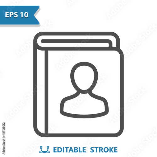 Address Book Icon. Phonebook
